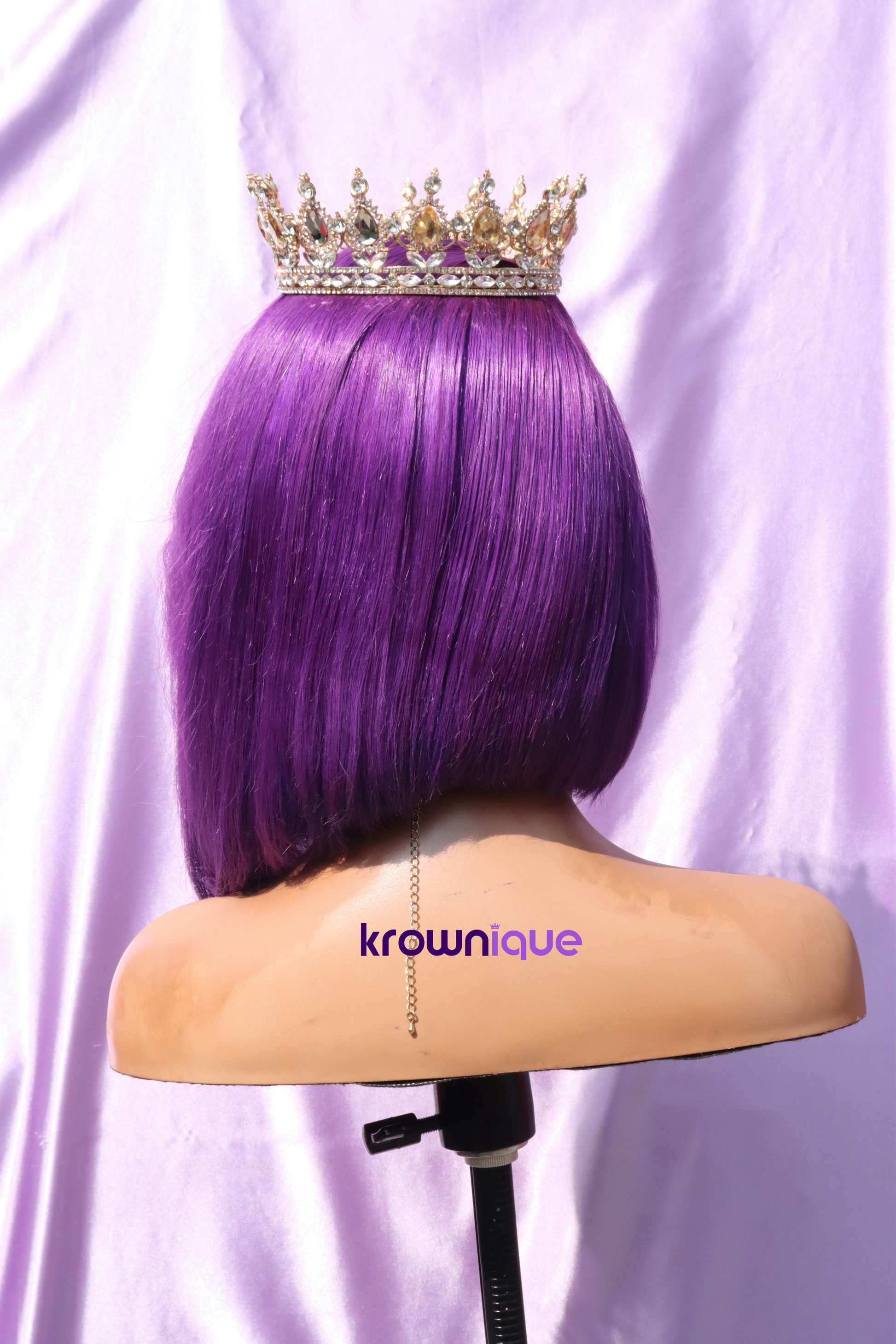 Royal Eggplant Wig | High-Quality Fashion Wigs | Krownique LLC